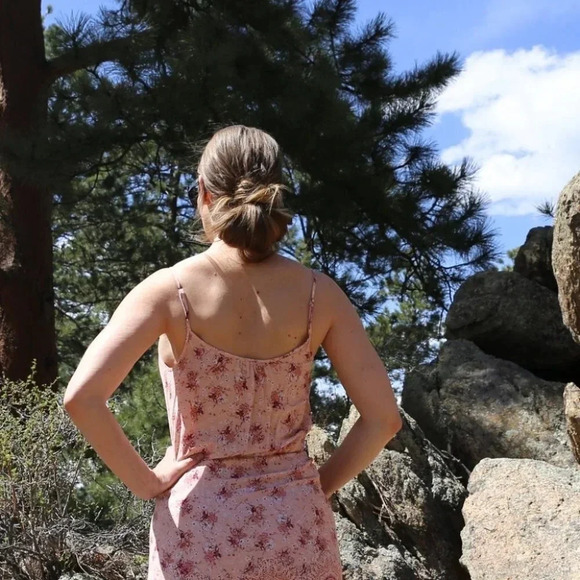 Sanctuary peach dress - Picture 4 of 5